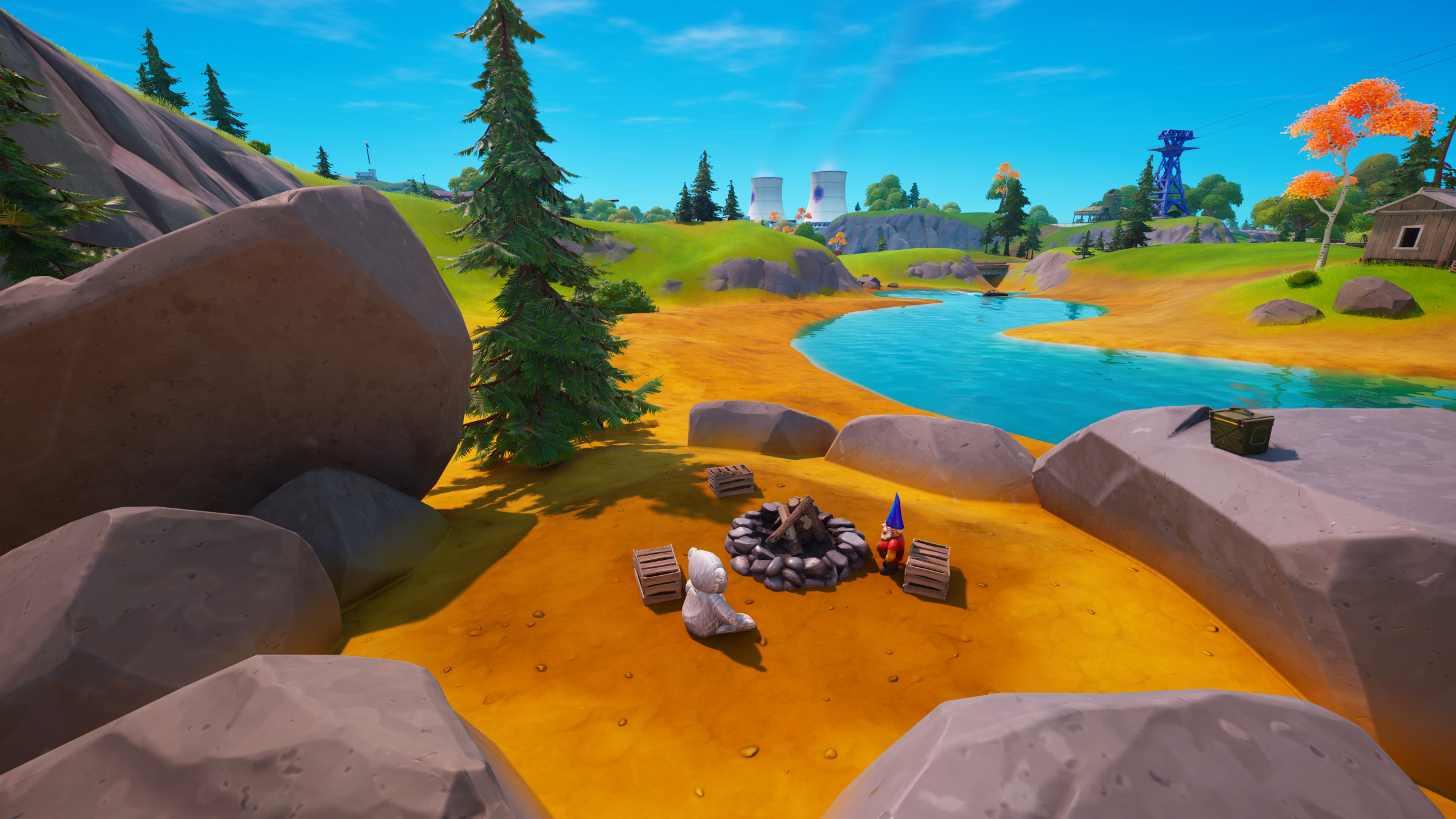Fortnite Capítulo 2 Remix ubicación del gnomo 4