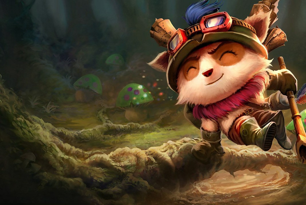 Teemo de League of Legends en una imagen fija