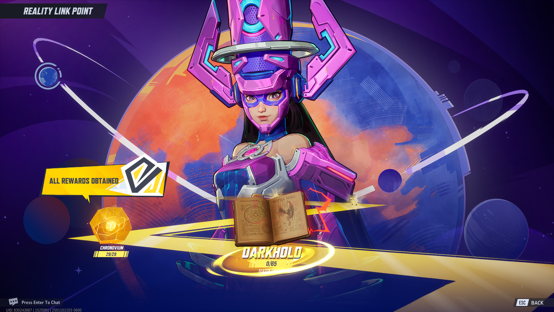 Galacta ayuda a los jugadores a navegar a temporadas antiguas en Marvel Rivals